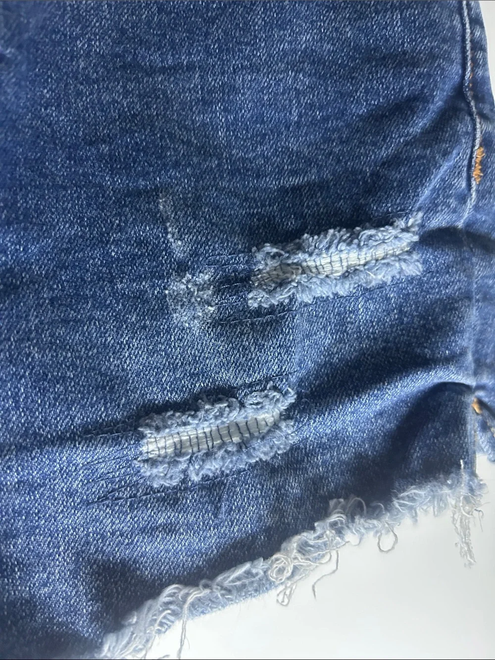 We the Free Crvy Denim Shorts - Distressed